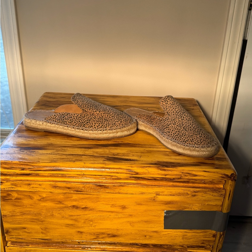 Leopard Print Women's Mules